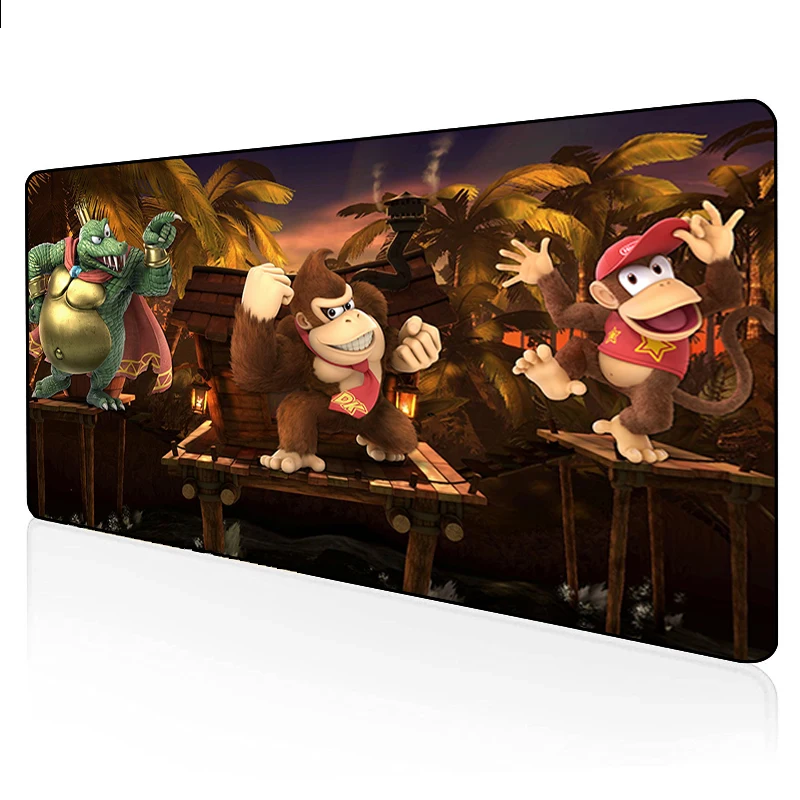 Donkey Kong Mousepad Pc Gamer Keyboard Non slip Office Accessories for Desk Mat Rubber Mouse Pad 24 - Donkey Kong Shop