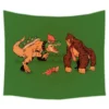 Donkey Kong Pattern Tapestry Decorative Wall Hanging Carpet Bedding Outlet Door Curtain Textiles 1 - Donkey Kong Shop