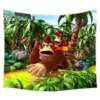 Donkey Kong Wall Hanging Tapestry Bed Manta Yoga Mat Beach Blanket Camping Mattress Sleeping Pad - Donkey Kong Shop