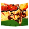Donkey Kong Wall Hanging Tapestry Bed Manta Yoga Mat Beach Blanket Camping Mattress Sleeping Pad 3 - Donkey Kong Shop