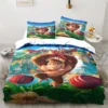 Monkey Cartoon Donkey Kong Fashion Cartoon Duvet Cover Set Three piece Bed Set King Size Double 17 - Donkey Kong Shop