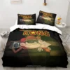 Monkey Cartoon Donkey Kong Fashion Cartoon Duvet Cover Set Three piece Bed Set King Size Double 3 - Donkey Kong Shop