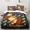 Monkey Cartoon Donkey Kong Fashion Cartoon Duvet Cover Set Three piece Bed Set King Size Double 6 - Donkey Kong Shop