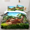 Monkey Cartoon Donkey Kong Fashion Cartoon Duvet Cover Set Three piece Bed Set King Size Double 8 - Donkey Kong Shop