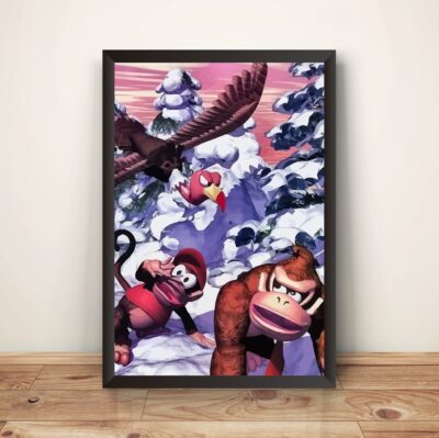 Donkey Kong Freeze Premium Wall Art - Donkey Kong Shop
