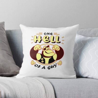 Donkey Kong Hell Throw Pillow - Donkey Kong Shop